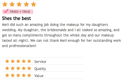 Mother of the bride (Amira) review