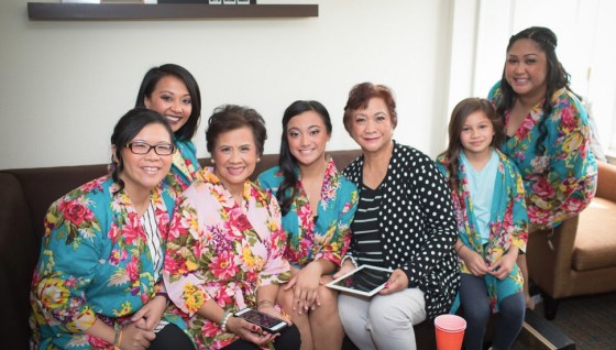 Melissa R bridal party 1