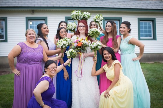 Melissa R bridal party 2